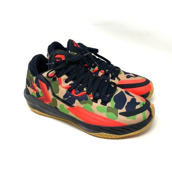 Converse All Star BB Jet Camo Canvas Mesh Black Green Sneakers Mens Size 172665C - Picture 5 of 11